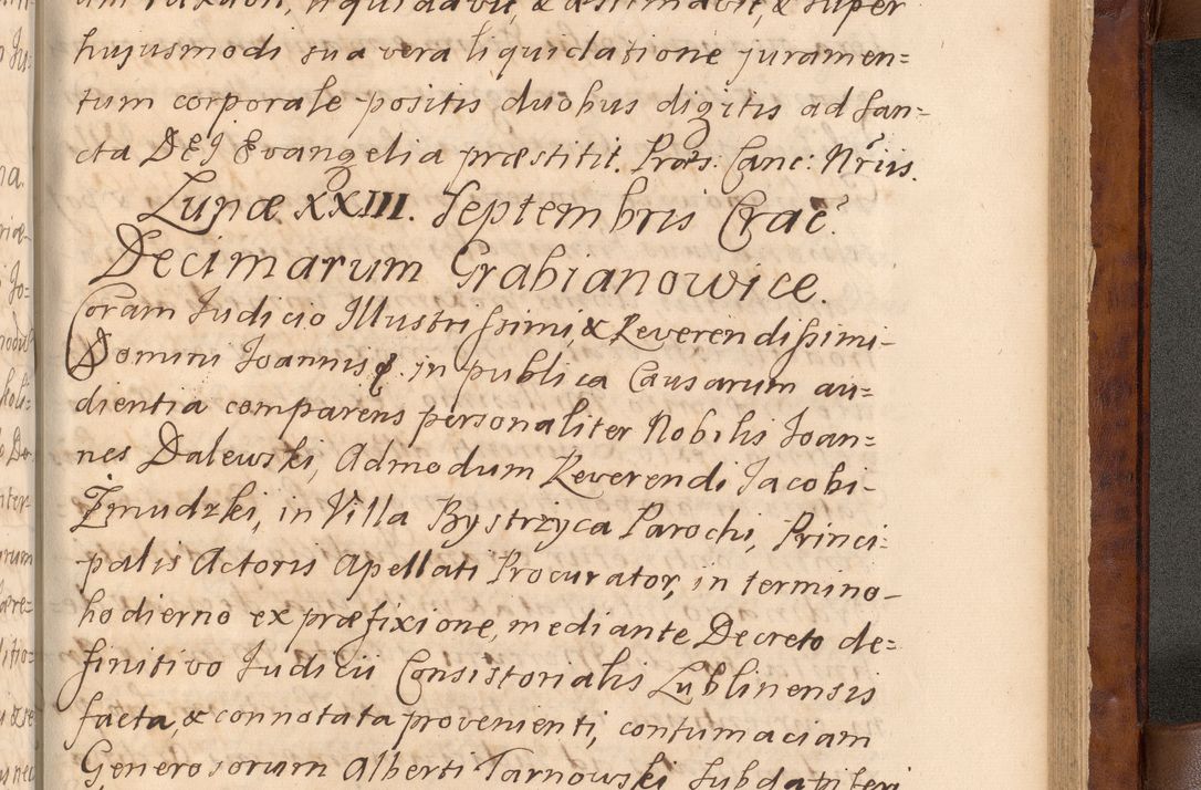 Zdjęcie nr 512 dla obiektu archiwalnego: Volumen VIII actorum episcopalium R. D. Joannis Małachowski, episcopi Cracoviensis ducis Severiae de anno 1697, quorum index videatur ad finem