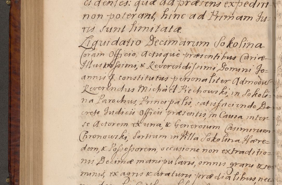 Zdjęcie nr 511 dla obiektu archiwalnego: Volumen VIII actorum episcopalium R. D. Joannis Małachowski, episcopi Cracoviensis ducis Severiae de anno 1697, quorum index videatur ad finem