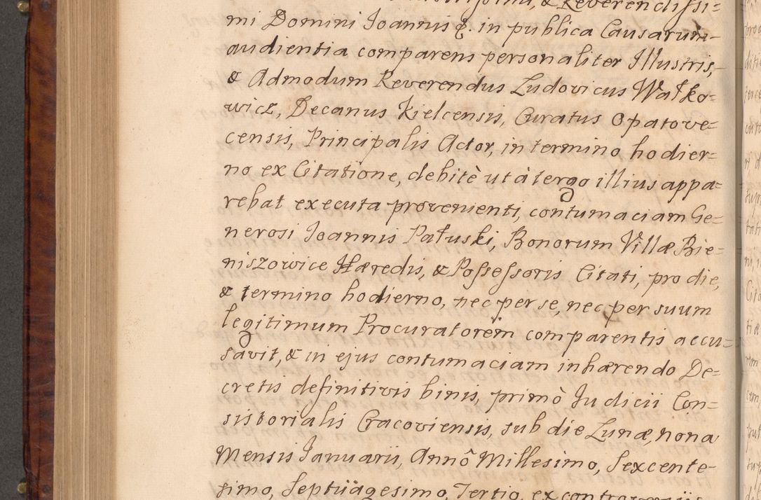 Zdjęcie nr 509 dla obiektu archiwalnego: Volumen VIII actorum episcopalium R. D. Joannis Małachowski, episcopi Cracoviensis ducis Severiae de anno 1697, quorum index videatur ad finem