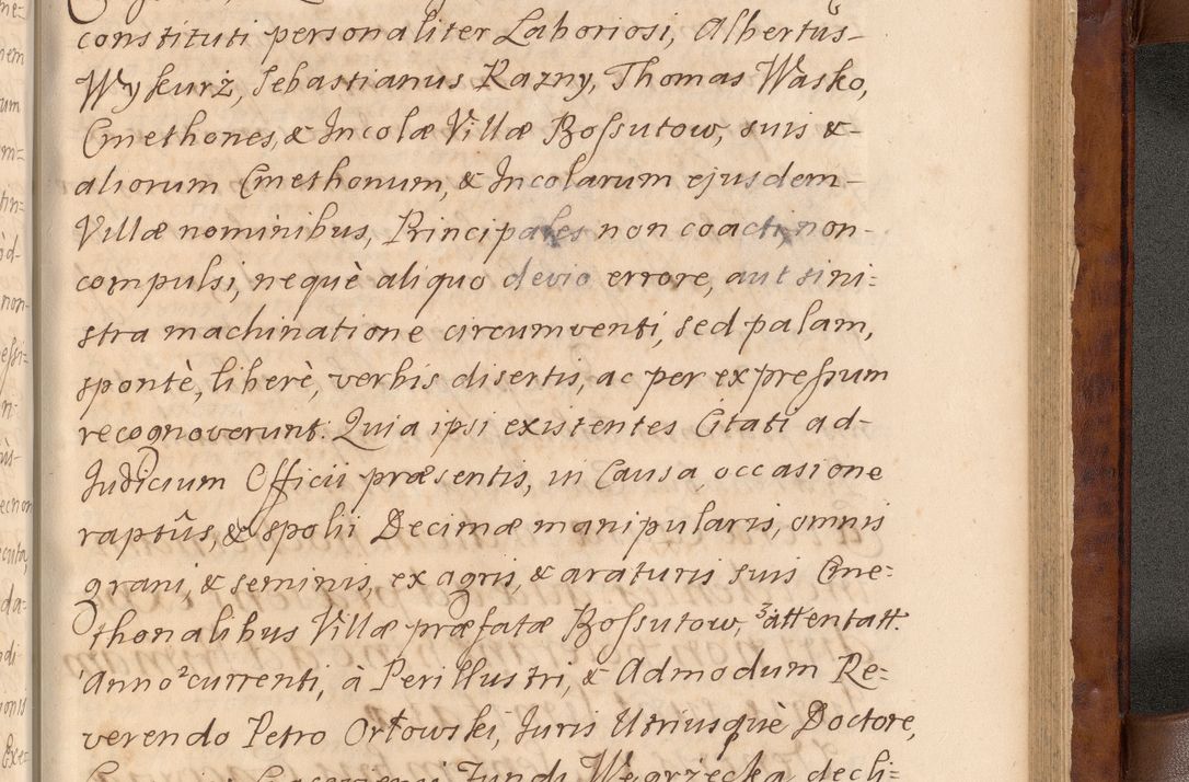 Zdjęcie nr 504 dla obiektu archiwalnego: Volumen VIII actorum episcopalium R. D. Joannis Małachowski, episcopi Cracoviensis ducis Severiae de anno 1697, quorum index videatur ad finem
