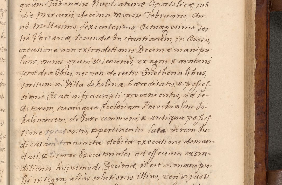 Zdjęcie nr 502 dla obiektu archiwalnego: Volumen VIII actorum episcopalium R. D. Joannis Małachowski, episcopi Cracoviensis ducis Severiae de anno 1697, quorum index videatur ad finem