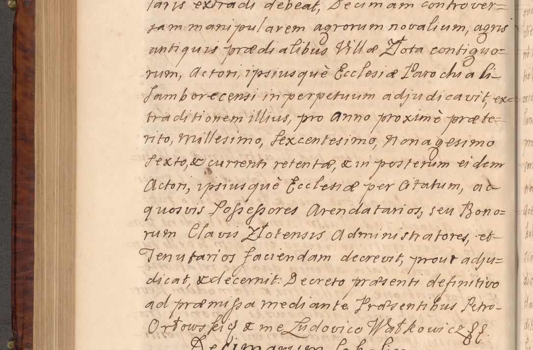 Zdjęcie nr 501 dla obiektu archiwalnego: Volumen VIII actorum episcopalium R. D. Joannis Małachowski, episcopi Cracoviensis ducis Severiae de anno 1697, quorum index videatur ad finem
