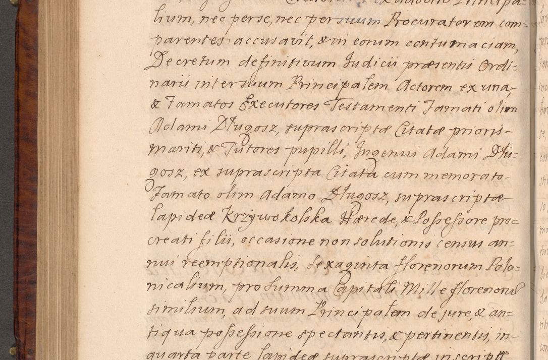 Zdjęcie nr 495 dla obiektu archiwalnego: Volumen VIII actorum episcopalium R. D. Joannis Małachowski, episcopi Cracoviensis ducis Severiae de anno 1697, quorum index videatur ad finem