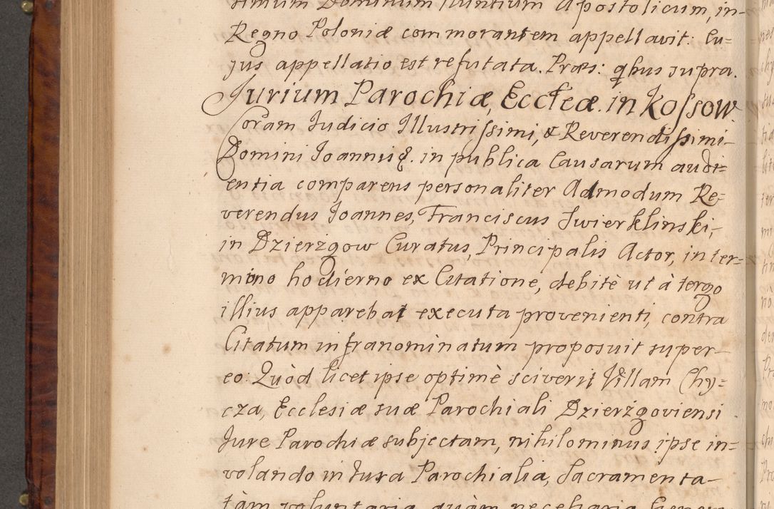 Zdjęcie nr 485 dla obiektu archiwalnego: Volumen VIII actorum episcopalium R. D. Joannis Małachowski, episcopi Cracoviensis ducis Severiae de anno 1697, quorum index videatur ad finem