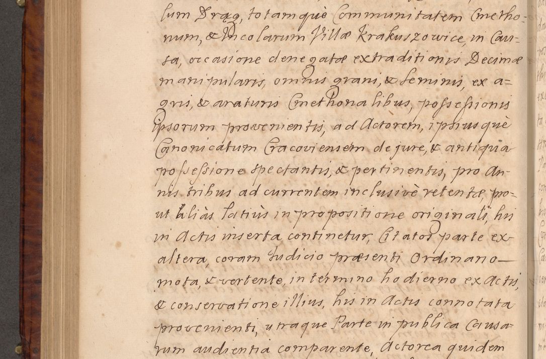 Zdjęcie nr 483 dla obiektu archiwalnego: Volumen VIII actorum episcopalium R. D. Joannis Małachowski, episcopi Cracoviensis ducis Severiae de anno 1697, quorum index videatur ad finem