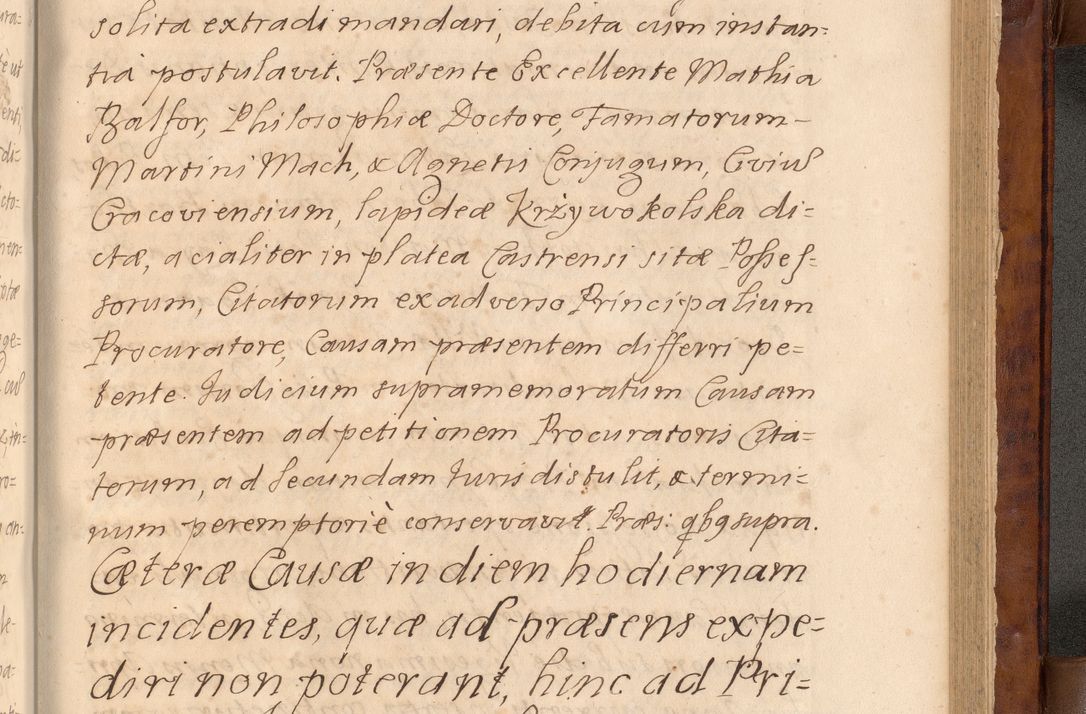 Zdjęcie nr 476 dla obiektu archiwalnego: Volumen VIII actorum episcopalium R. D. Joannis Małachowski, episcopi Cracoviensis ducis Severiae de anno 1697, quorum index videatur ad finem
