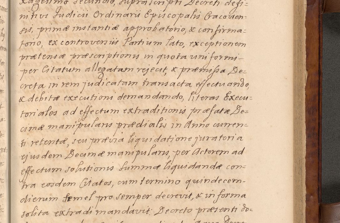 Zdjęcie nr 462 dla obiektu archiwalnego: Volumen VIII actorum episcopalium R. D. Joannis Małachowski, episcopi Cracoviensis ducis Severiae de anno 1697, quorum index videatur ad finem