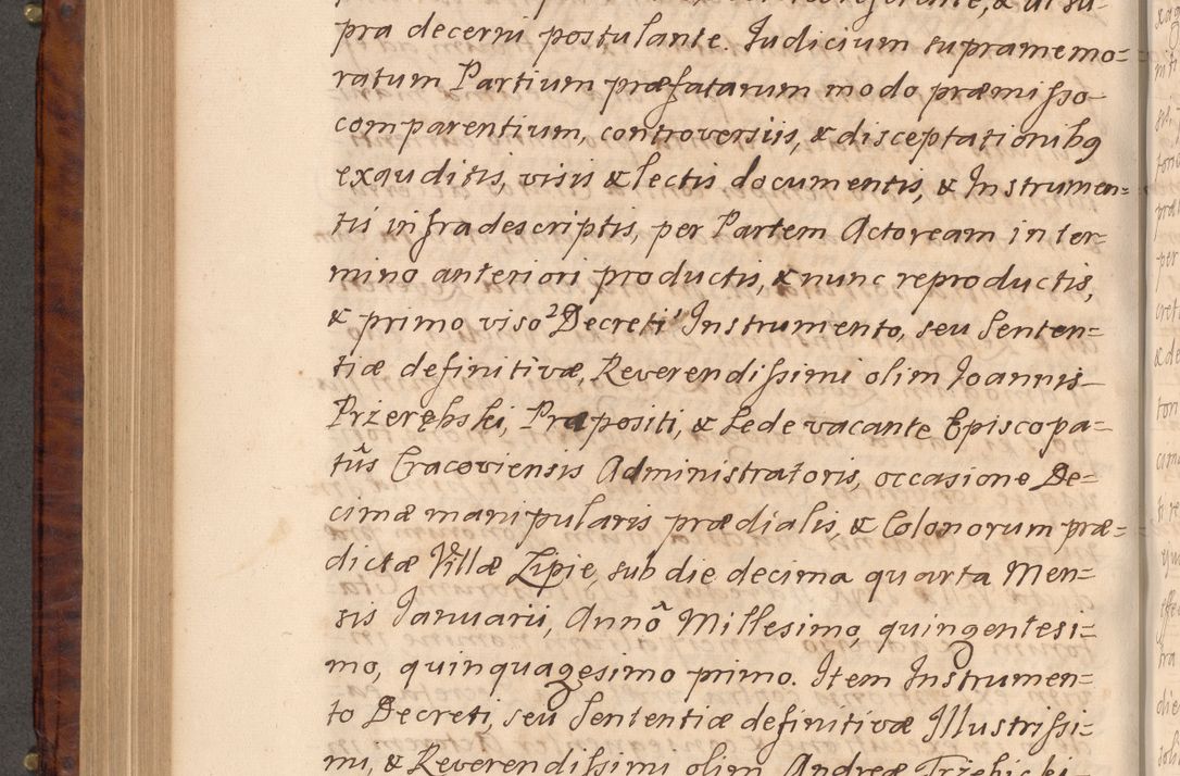 Zdjęcie nr 461 dla obiektu archiwalnego: Volumen VIII actorum episcopalium R. D. Joannis Małachowski, episcopi Cracoviensis ducis Severiae de anno 1697, quorum index videatur ad finem