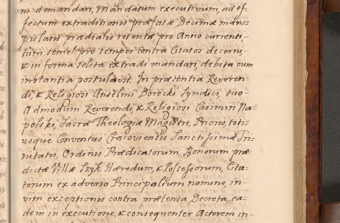 Zdjęcie nr 460 dla obiektu archiwalnego: Volumen VIII actorum episcopalium R. D. Joannis Małachowski, episcopi Cracoviensis ducis Severiae de anno 1697, quorum index videatur ad finem