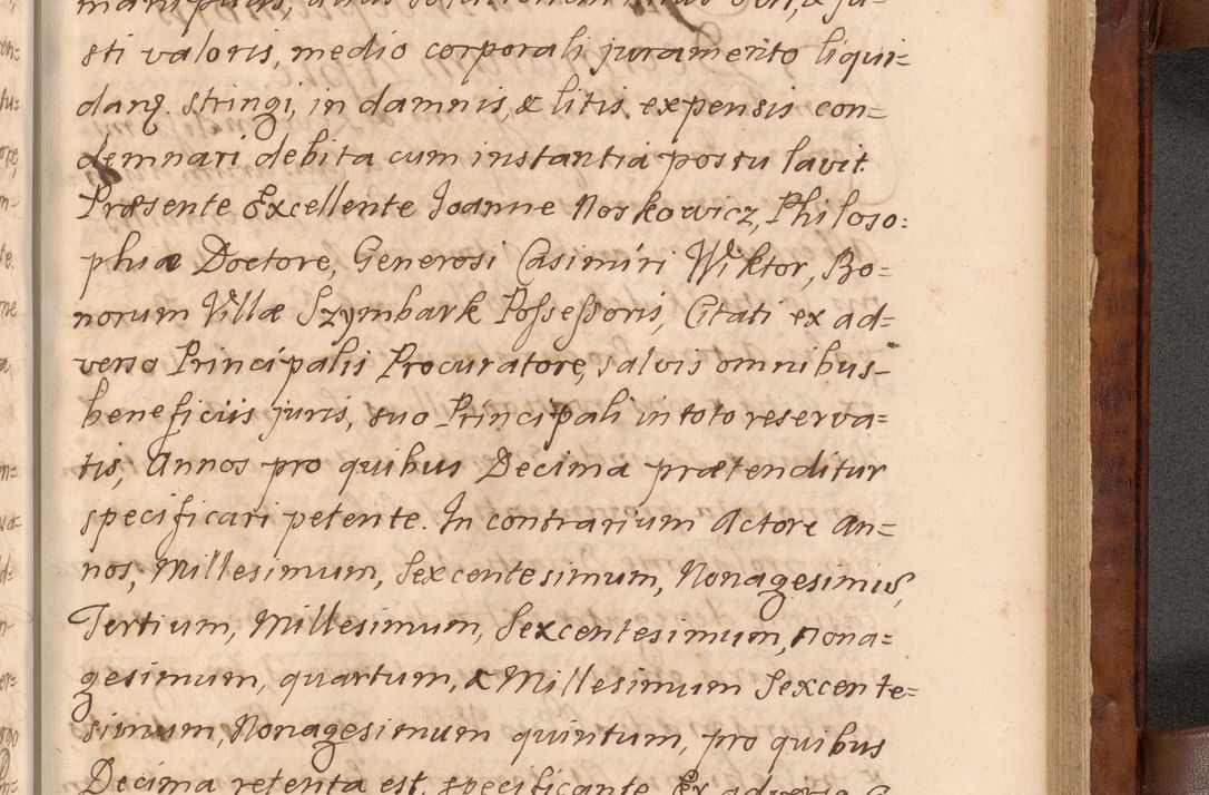 Zdjęcie nr 458 dla obiektu archiwalnego: Volumen VIII actorum episcopalium R. D. Joannis Małachowski, episcopi Cracoviensis ducis Severiae de anno 1697, quorum index videatur ad finem