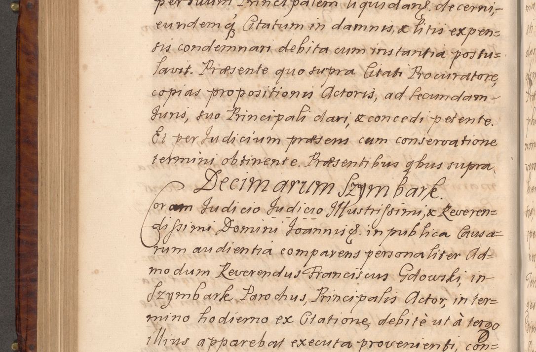 Zdjęcie nr 457 dla obiektu archiwalnego: Volumen VIII actorum episcopalium R. D. Joannis Małachowski, episcopi Cracoviensis ducis Severiae de anno 1697, quorum index videatur ad finem