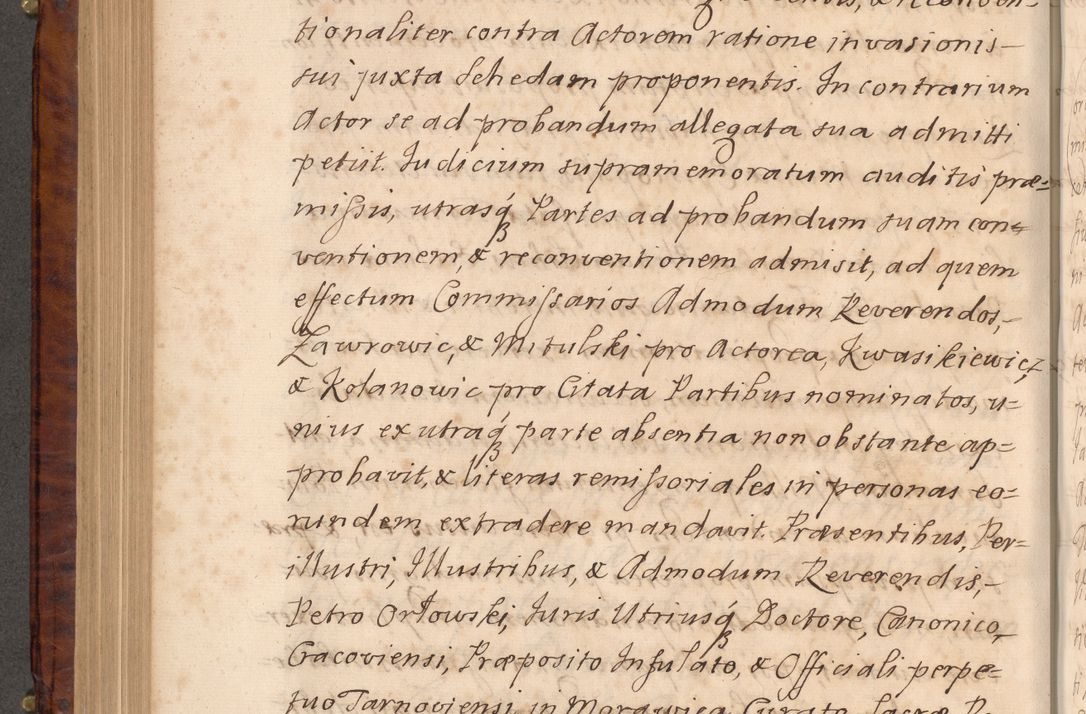 Zdjęcie nr 435 dla obiektu archiwalnego: Volumen VIII actorum episcopalium R. D. Joannis Małachowski, episcopi Cracoviensis ducis Severiae de anno 1697, quorum index videatur ad finem