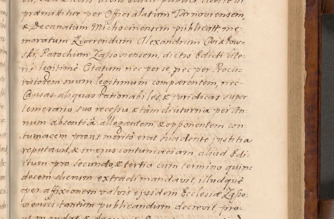 Zdjęcie nr 416 dla obiektu archiwalnego: Volumen VIII actorum episcopalium R. D. Joannis Małachowski, episcopi Cracoviensis ducis Severiae de anno 1697, quorum index videatur ad finem