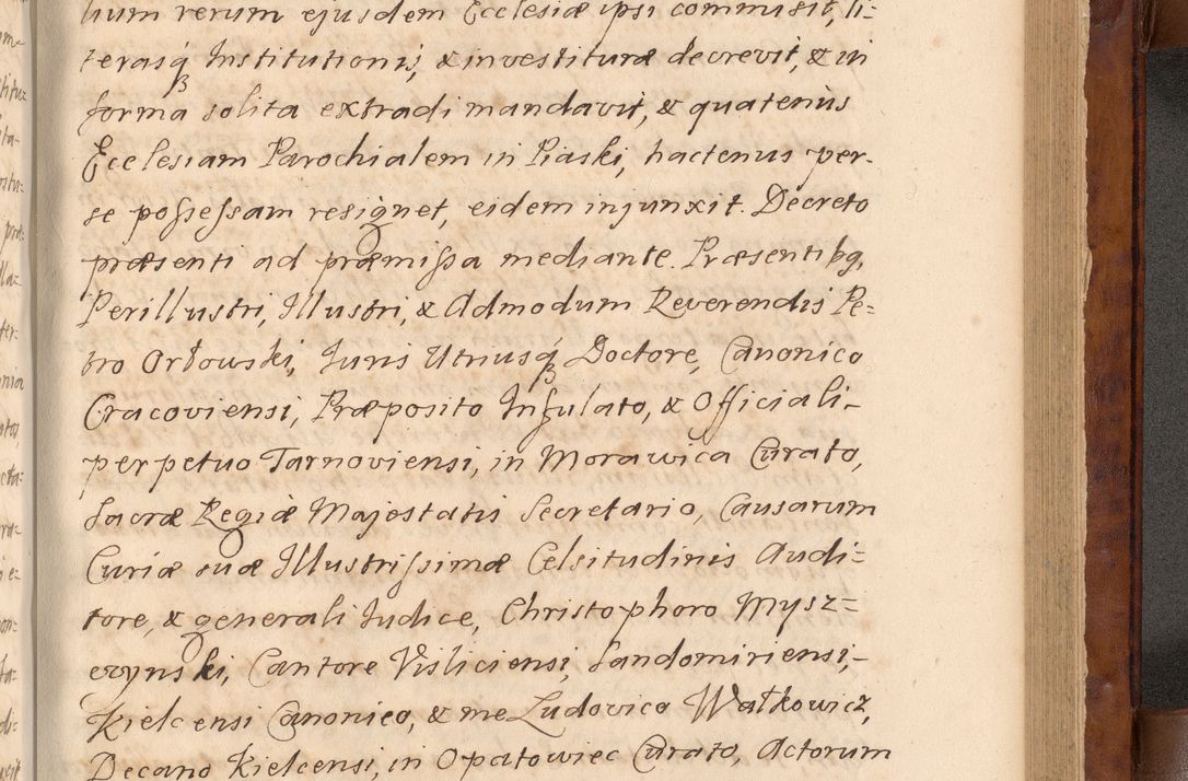 Zdjęcie nr 412 dla obiektu archiwalnego: Volumen VIII actorum episcopalium R. D. Joannis Małachowski, episcopi Cracoviensis ducis Severiae de anno 1697, quorum index videatur ad finem