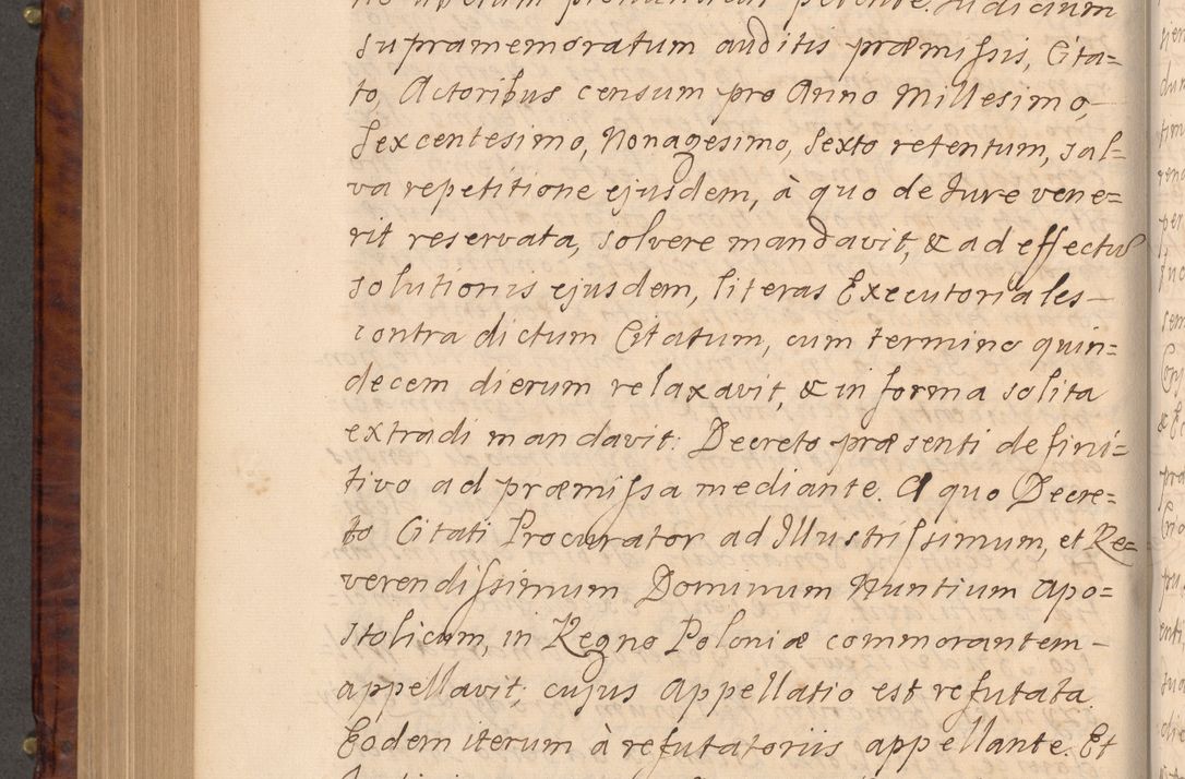 Zdjęcie nr 601 dla obiektu archiwalnego: Volumen VIII actorum episcopalium R. D. Joannis Małachowski, episcopi Cracoviensis ducis Severiae de anno 1697, quorum index videatur ad finem