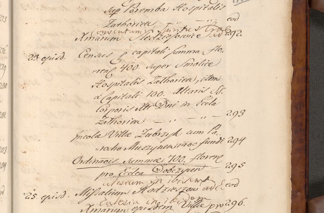Zdjęcie nr 680 dla obiektu archiwalnego: Volumen VIII actorum episcopalium R. D. Joannis Małachowski, episcopi Cracoviensis ducis Severiae de anno 1697, quorum index videatur ad finem
