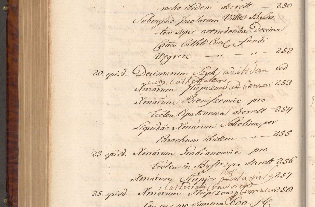 Zdjęcie nr 677 dla obiektu archiwalnego: Volumen VIII actorum episcopalium R. D. Joannis Małachowski, episcopi Cracoviensis ducis Severiae de anno 1697, quorum index videatur ad finem