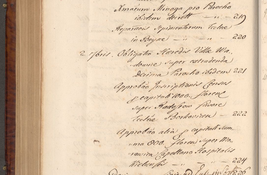 Zdjęcie nr 675 dla obiektu archiwalnego: Volumen VIII actorum episcopalium R. D. Joannis Małachowski, episcopi Cracoviensis ducis Severiae de anno 1697, quorum index videatur ad finem