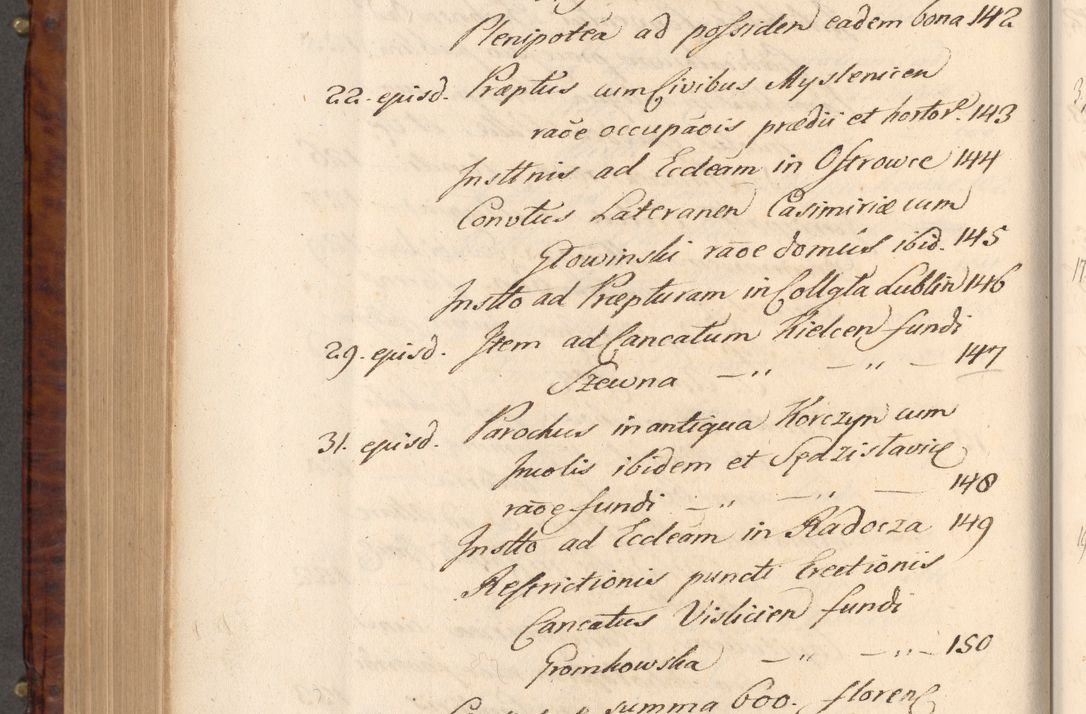 Zdjęcie nr 671 dla obiektu archiwalnego: Volumen VIII actorum episcopalium R. D. Joannis Małachowski, episcopi Cracoviensis ducis Severiae de anno 1697, quorum index videatur ad finem