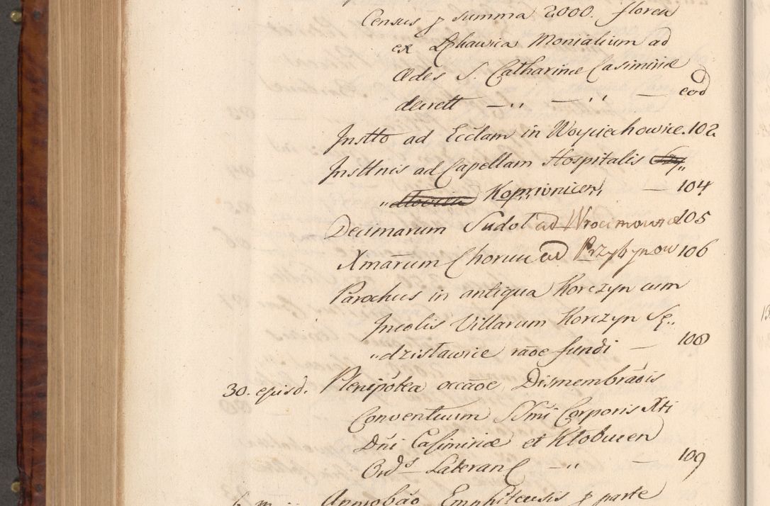 Zdjęcie nr 669 dla obiektu archiwalnego: Volumen VIII actorum episcopalium R. D. Joannis Małachowski, episcopi Cracoviensis ducis Severiae de anno 1697, quorum index videatur ad finem