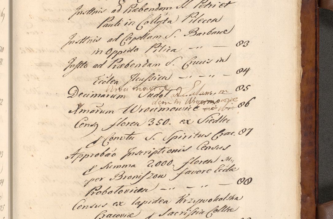 Zdjęcie nr 668 dla obiektu archiwalnego: Volumen VIII actorum episcopalium R. D. Joannis Małachowski, episcopi Cracoviensis ducis Severiae de anno 1697, quorum index videatur ad finem