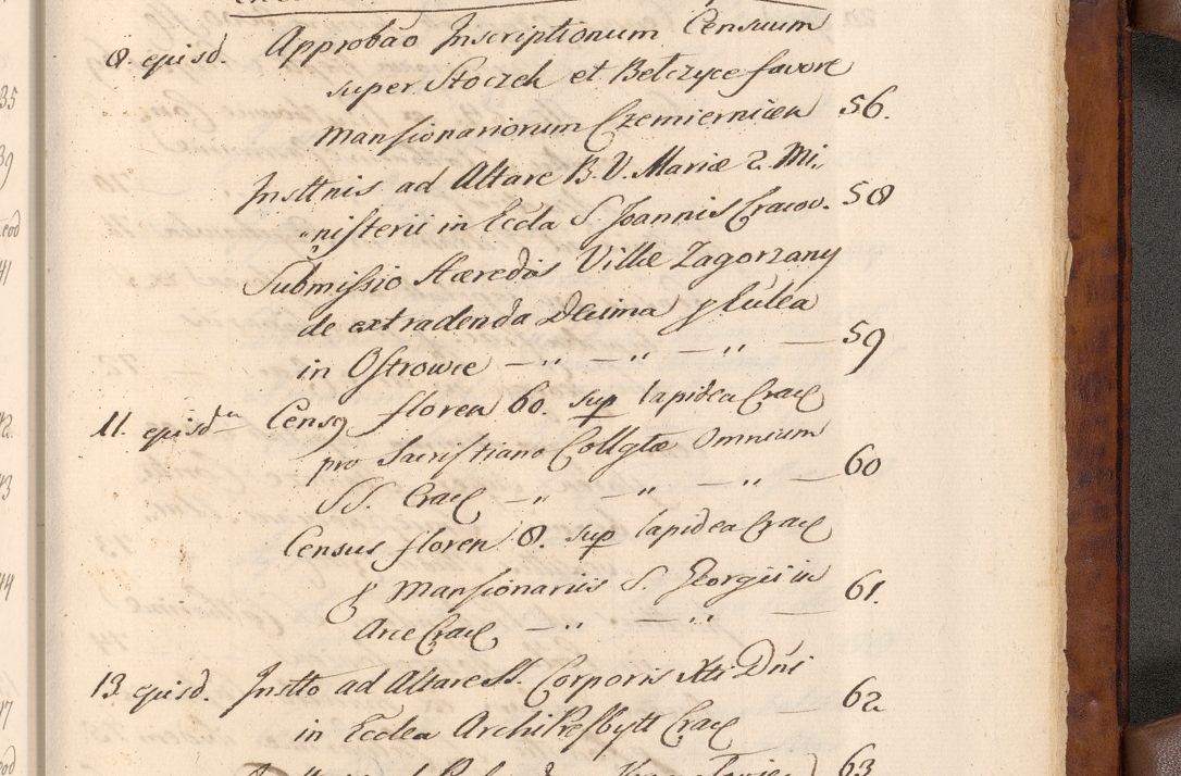 Zdjęcie nr 666 dla obiektu archiwalnego: Volumen VIII actorum episcopalium R. D. Joannis Małachowski, episcopi Cracoviensis ducis Severiae de anno 1697, quorum index videatur ad finem