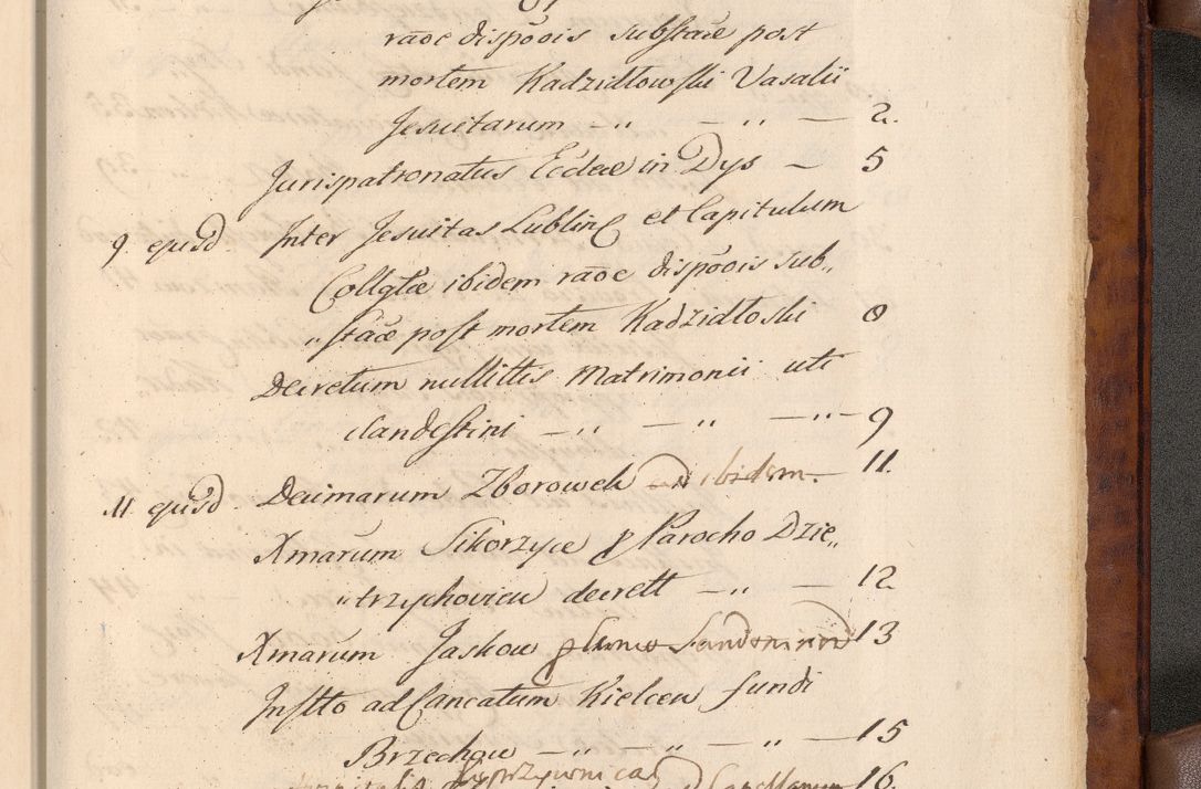Zdjęcie nr 664 dla obiektu archiwalnego: Volumen VIII actorum episcopalium R. D. Joannis Małachowski, episcopi Cracoviensis ducis Severiae de anno 1697, quorum index videatur ad finem