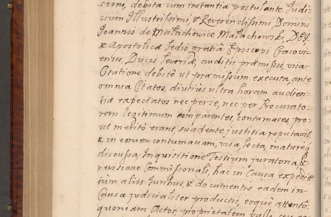 Zdjęcie nr 641 dla obiektu archiwalnego: Volumen VIII actorum episcopalium R. D. Joannis Małachowski, episcopi Cracoviensis ducis Severiae de anno 1697, quorum index videatur ad finem