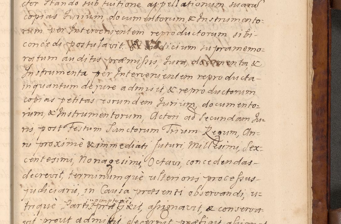 Zdjęcie nr 638 dla obiektu archiwalnego: Volumen VIII actorum episcopalium R. D. Joannis Małachowski, episcopi Cracoviensis ducis Severiae de anno 1697, quorum index videatur ad finem