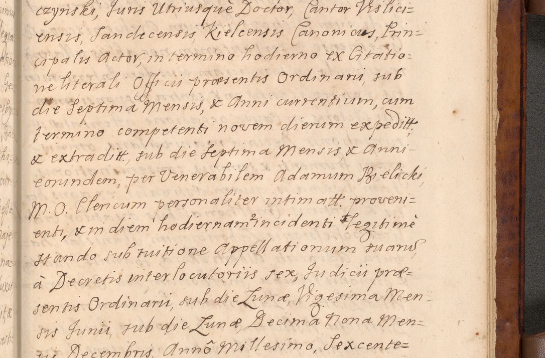Zdjęcie nr 628 dla obiektu archiwalnego: Volumen VIII actorum episcopalium R. D. Joannis Małachowski, episcopi Cracoviensis ducis Severiae de anno 1697, quorum index videatur ad finem