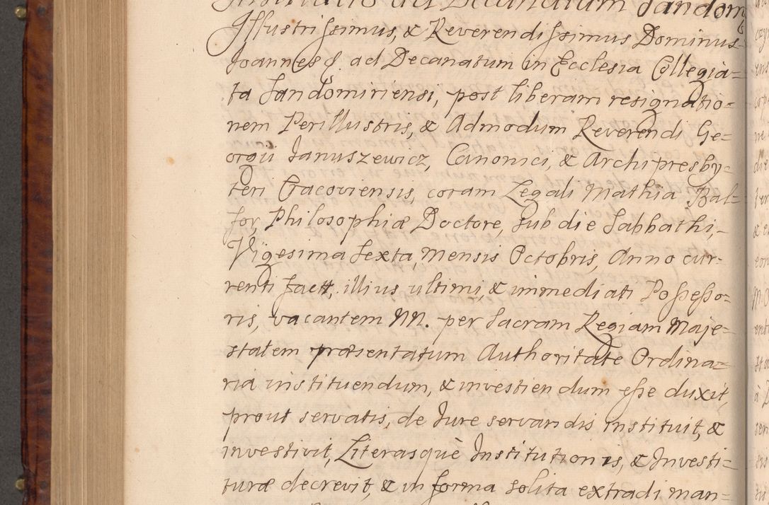 Zdjęcie nr 627 dla obiektu archiwalnego: Volumen VIII actorum episcopalium R. D. Joannis Małachowski, episcopi Cracoviensis ducis Severiae de anno 1697, quorum index videatur ad finem