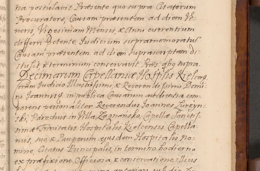 Zdjęcie nr 622 dla obiektu archiwalnego: Volumen VIII actorum episcopalium R. D. Joannis Małachowski, episcopi Cracoviensis ducis Severiae de anno 1697, quorum index videatur ad finem