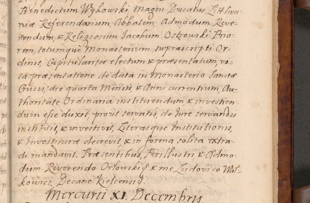 Zdjęcie nr 618 dla obiektu archiwalnego: Volumen VIII actorum episcopalium R. D. Joannis Małachowski, episcopi Cracoviensis ducis Severiae de anno 1697, quorum index videatur ad finem