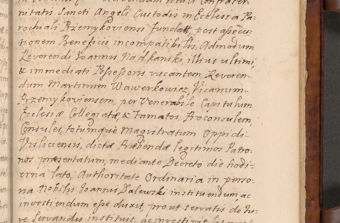 Zdjęcie nr 612 dla obiektu archiwalnego: Volumen VIII actorum episcopalium R. D. Joannis Małachowski, episcopi Cracoviensis ducis Severiae de anno 1697, quorum index videatur ad finem