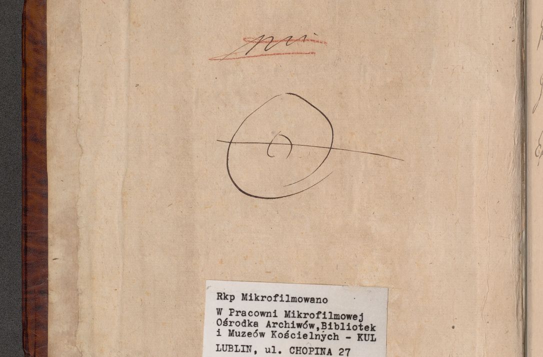 Zdjęcie nr 3 dla obiektu archiwalnego: Volumen VIII actorum episcopalium R. D. Joannis Małachowski, episcopi Cracoviensis ducis Severiae de anno 1697, quorum index videatur ad finem