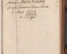 Zdjęcie nr 6 dla obiektu archiwalnego: Volumen VII actorum episcopalium Joannis Małachowski, episcopi Cracoviensis, ducis Severiae de anno 1694 - 1696, quorum index ad finem videatur