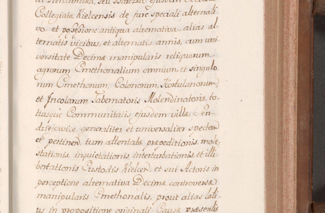 Zdjęcie nr 188 dla obiektu archiwalnego: Volumen VII actorum episcopalium Joannis Małachowski, episcopi Cracoviensis, ducis Severiae de anno 1694 - 1696, quorum index ad finem videatur