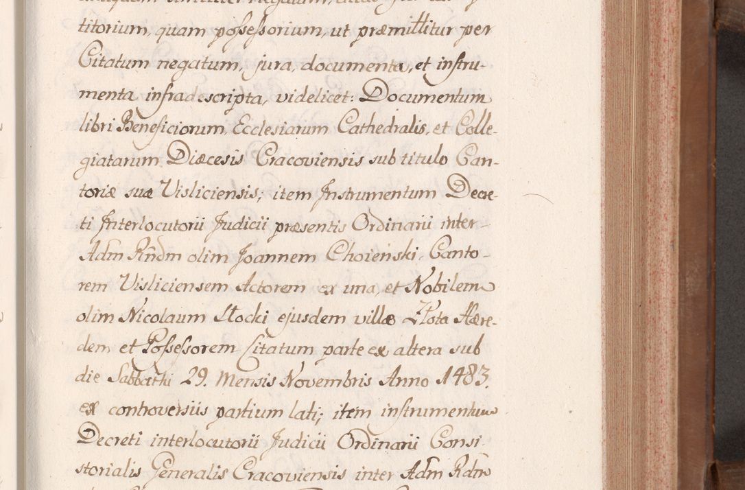 Zdjęcie nr 180 dla obiektu archiwalnego: Volumen VII actorum episcopalium Joannis Małachowski, episcopi Cracoviensis, ducis Severiae de anno 1694 - 1696, quorum index ad finem videatur