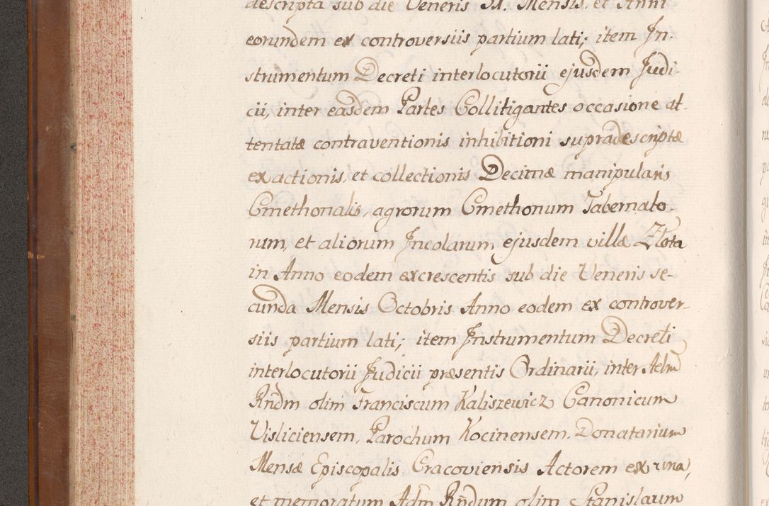 Zdjęcie nr 181 dla obiektu archiwalnego: Volumen VII actorum episcopalium Joannis Małachowski, episcopi Cracoviensis, ducis Severiae de anno 1694 - 1696, quorum index ad finem videatur