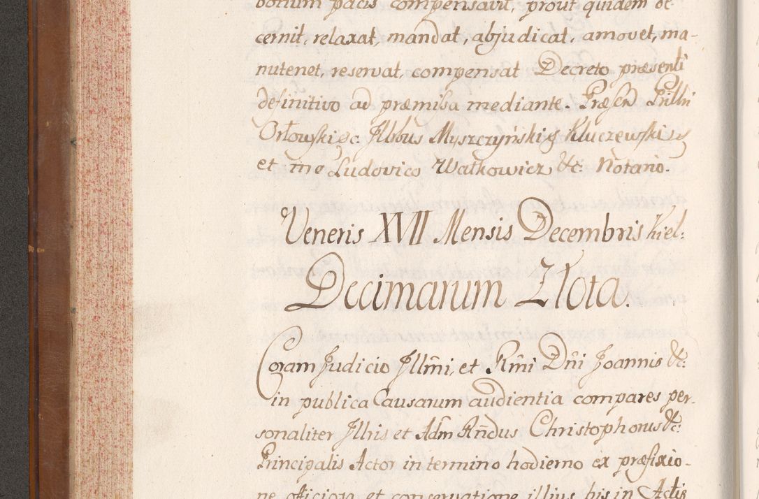 Zdjęcie nr 177 dla obiektu archiwalnego: Volumen VII actorum episcopalium Joannis Małachowski, episcopi Cracoviensis, ducis Severiae de anno 1694 - 1696, quorum index ad finem videatur