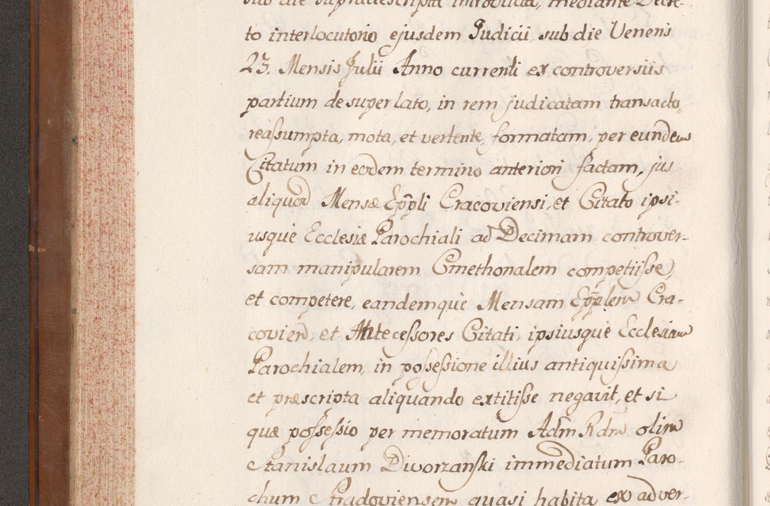 Zdjęcie nr 179 dla obiektu archiwalnego: Volumen VII actorum episcopalium Joannis Małachowski, episcopi Cracoviensis, ducis Severiae de anno 1694 - 1696, quorum index ad finem videatur