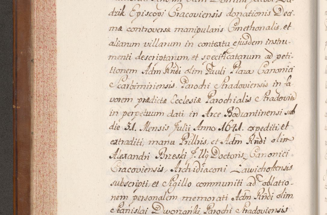 Zdjęcie nr 171 dla obiektu archiwalnego: Volumen VII actorum episcopalium Joannis Małachowski, episcopi Cracoviensis, ducis Severiae de anno 1694 - 1696, quorum index ad finem videatur