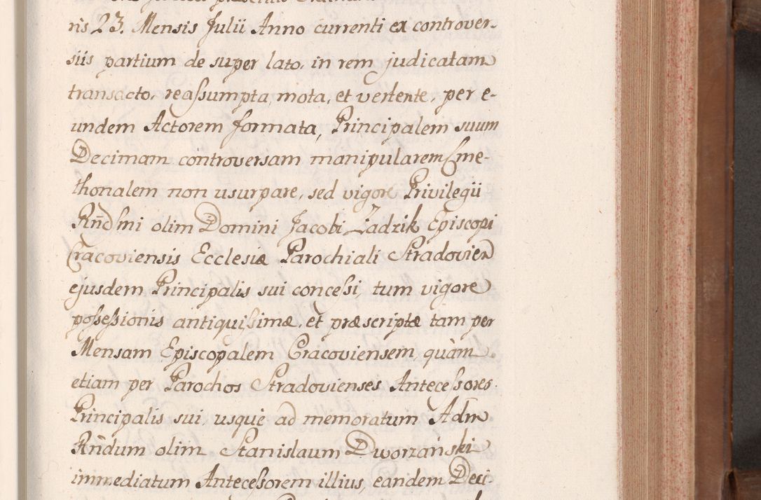 Zdjęcie nr 170 dla obiektu archiwalnego: Volumen VII actorum episcopalium Joannis Małachowski, episcopi Cracoviensis, ducis Severiae de anno 1694 - 1696, quorum index ad finem videatur