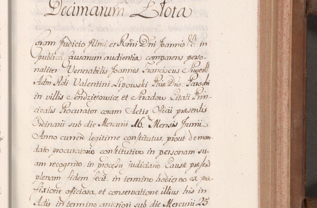 Zdjęcie nr 168 dla obiektu archiwalnego: Volumen VII actorum episcopalium Joannis Małachowski, episcopi Cracoviensis, ducis Severiae de anno 1694 - 1696, quorum index ad finem videatur
