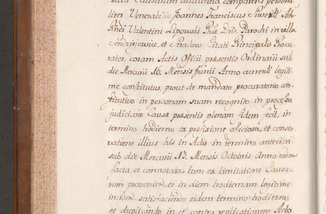 Zdjęcie nr 165 dla obiektu archiwalnego: Volumen VII actorum episcopalium Joannis Małachowski, episcopi Cracoviensis, ducis Severiae de anno 1694 - 1696, quorum index ad finem videatur