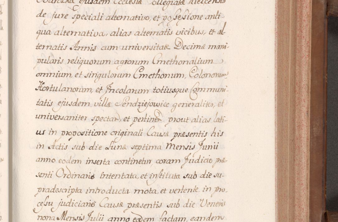 Zdjęcie nr 166 dla obiektu archiwalnego: Volumen VII actorum episcopalium Joannis Małachowski, episcopi Cracoviensis, ducis Severiae de anno 1694 - 1696, quorum index ad finem videatur