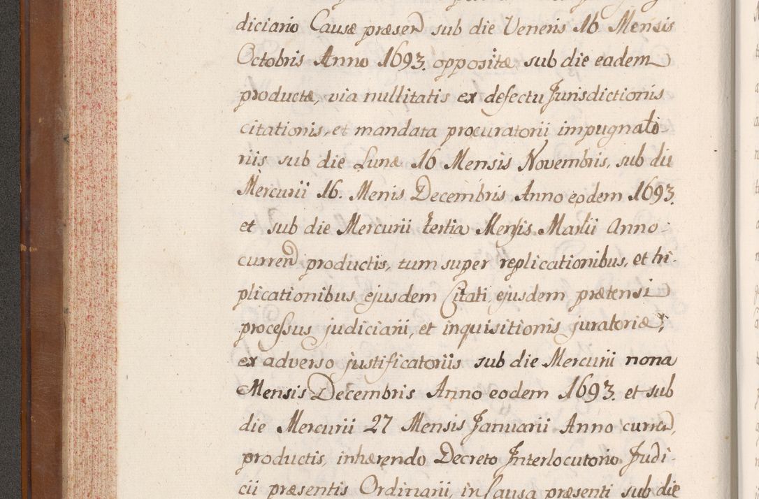 Zdjęcie nr 145 dla obiektu archiwalnego: Volumen VII actorum episcopalium Joannis Małachowski, episcopi Cracoviensis, ducis Severiae de anno 1694 - 1696, quorum index ad finem videatur