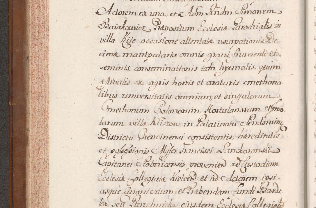 Zdjęcie nr 143 dla obiektu archiwalnego: Volumen VII actorum episcopalium Joannis Małachowski, episcopi Cracoviensis, ducis Severiae de anno 1694 - 1696, quorum index ad finem videatur