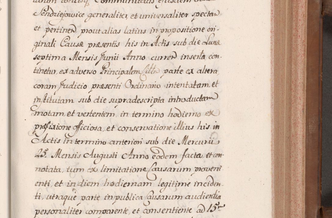 Zdjęcie nr 142 dla obiektu archiwalnego: Volumen VII actorum episcopalium Joannis Małachowski, episcopi Cracoviensis, ducis Severiae de anno 1694 - 1696, quorum index ad finem videatur
