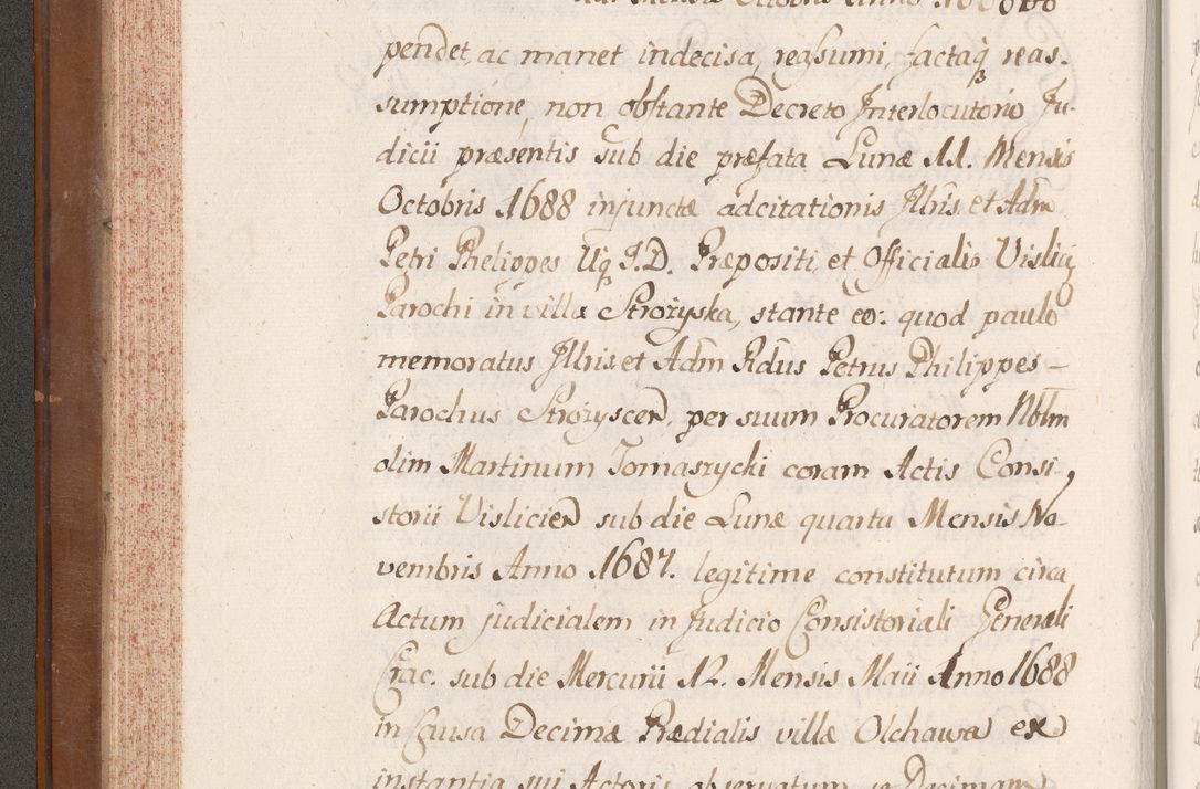 Zdjęcie nr 135 dla obiektu archiwalnego: Volumen VII actorum episcopalium Joannis Małachowski, episcopi Cracoviensis, ducis Severiae de anno 1694 - 1696, quorum index ad finem videatur